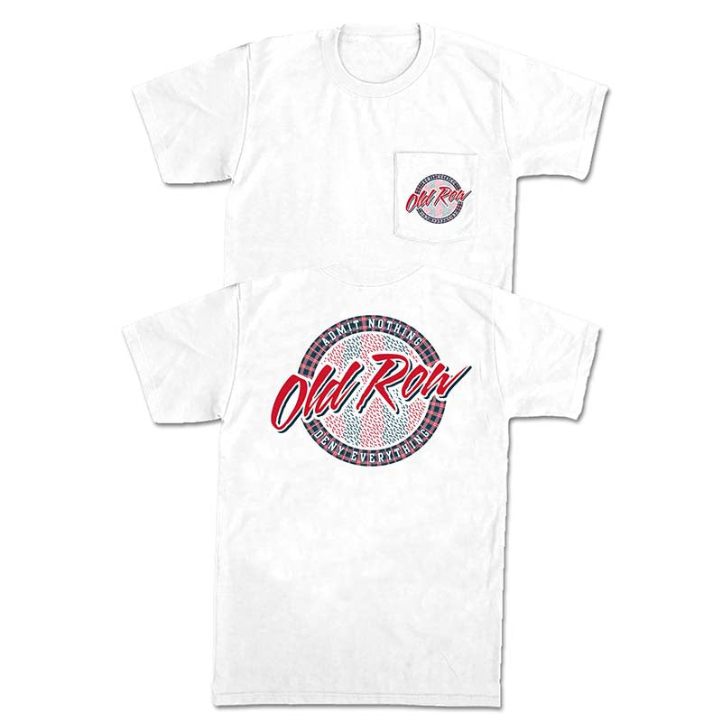 Circle Logo Holiday Short Sleeve T-Shirt in White