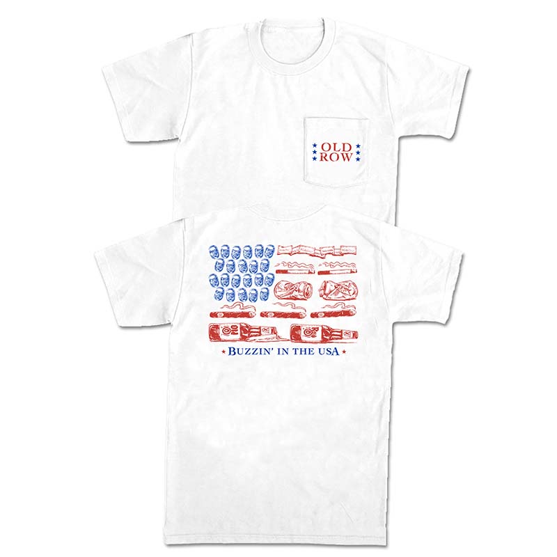 Buzzin' In The USA Short Sleeve T-Shirt