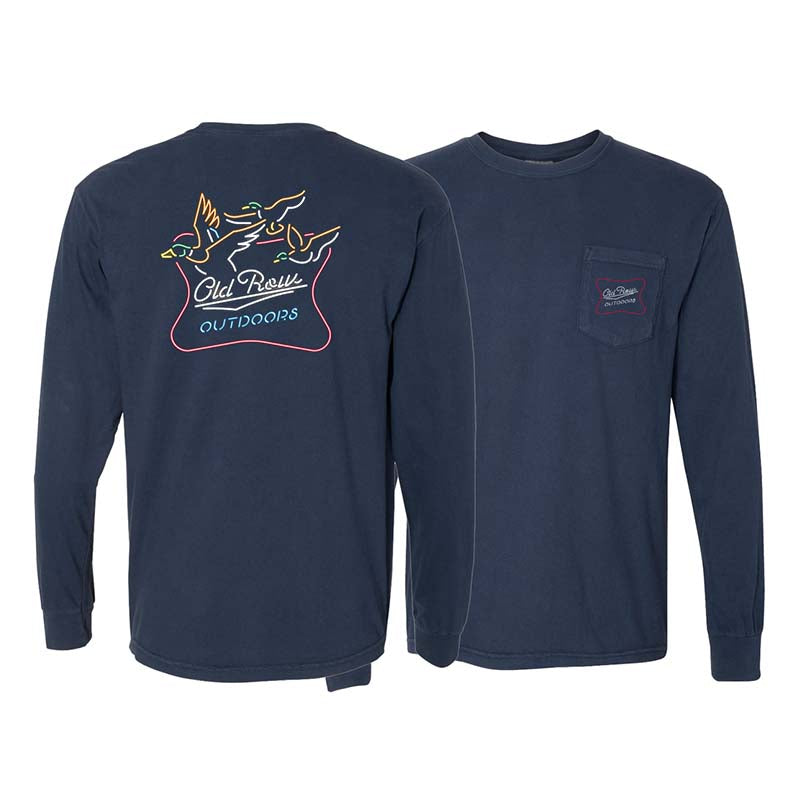 Outdoors Neon Duck Long Sleeve T-Shirt