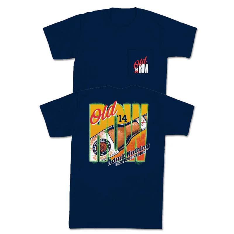 90s Beer Pocket Tee Short Sleeve T-Shirt in Navy