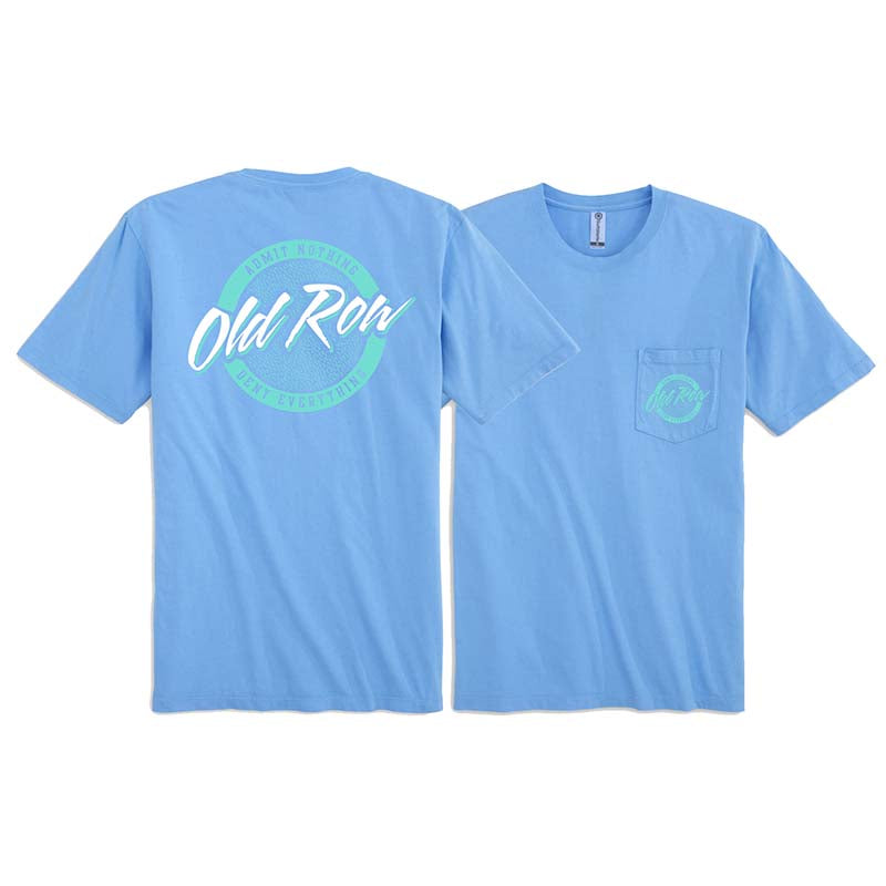 Circle Logo Short Sleeve T-Shirt in Blue Teal