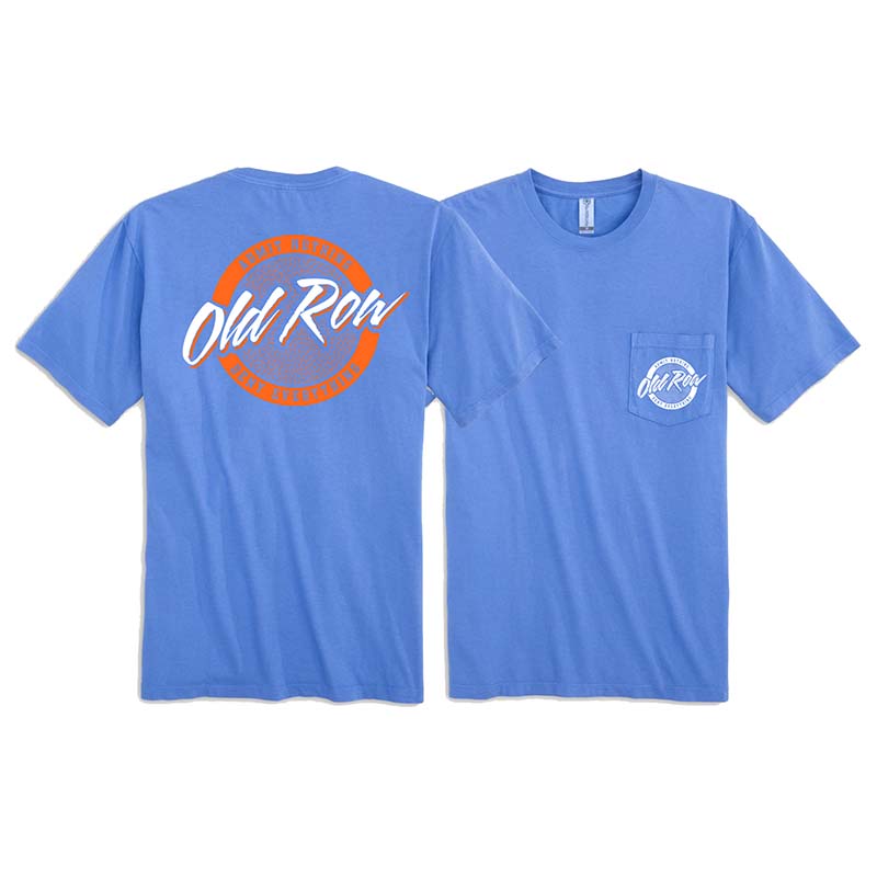 Circle Logo Short Sleeve T-Shirt in Marine Orange