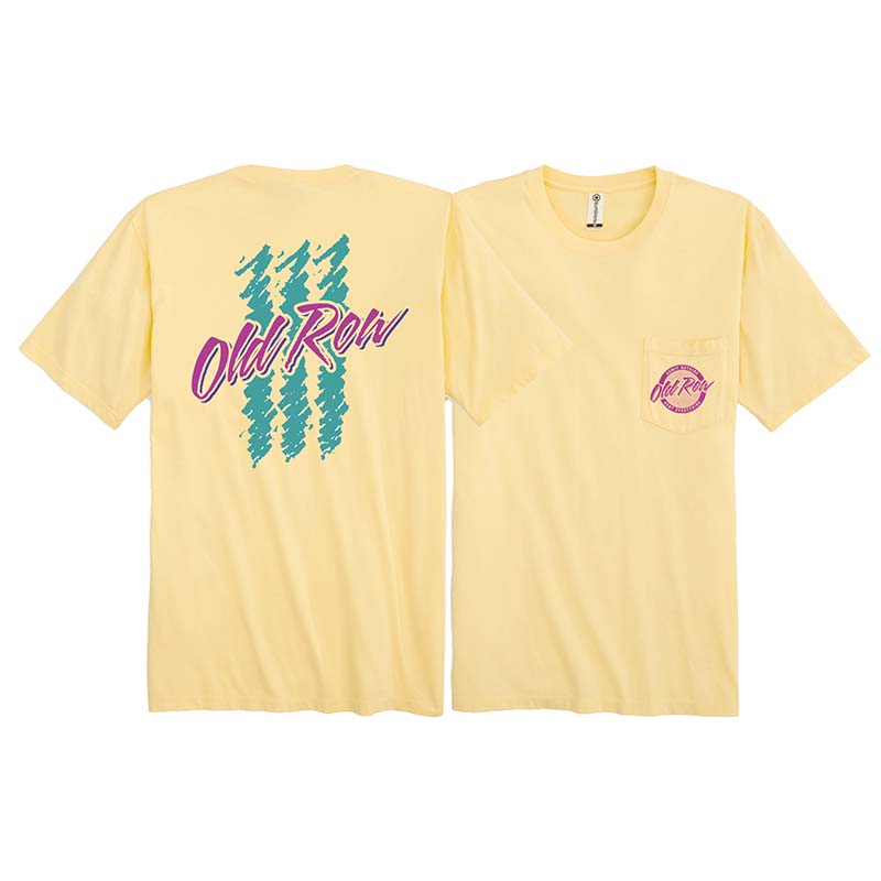 90&#39;s Lager Short Sleeve T-Shirt in Yellow