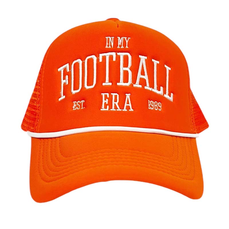 In My Football Era Trucker Hat in Orange