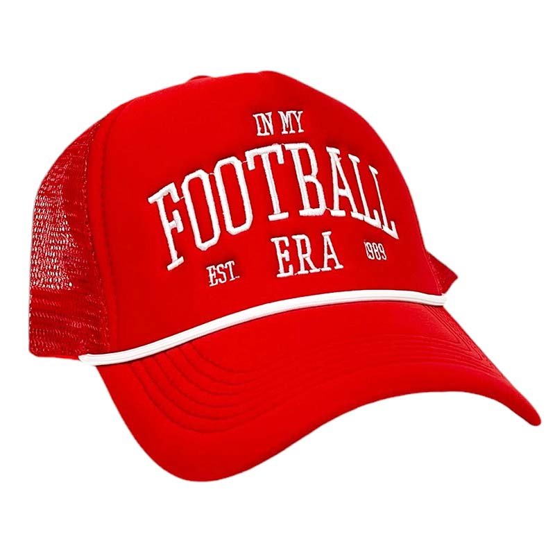 In My Football Era Trucker Hat in Red