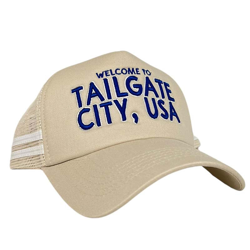 Tailgate City Trucker Hat in Royal Blue