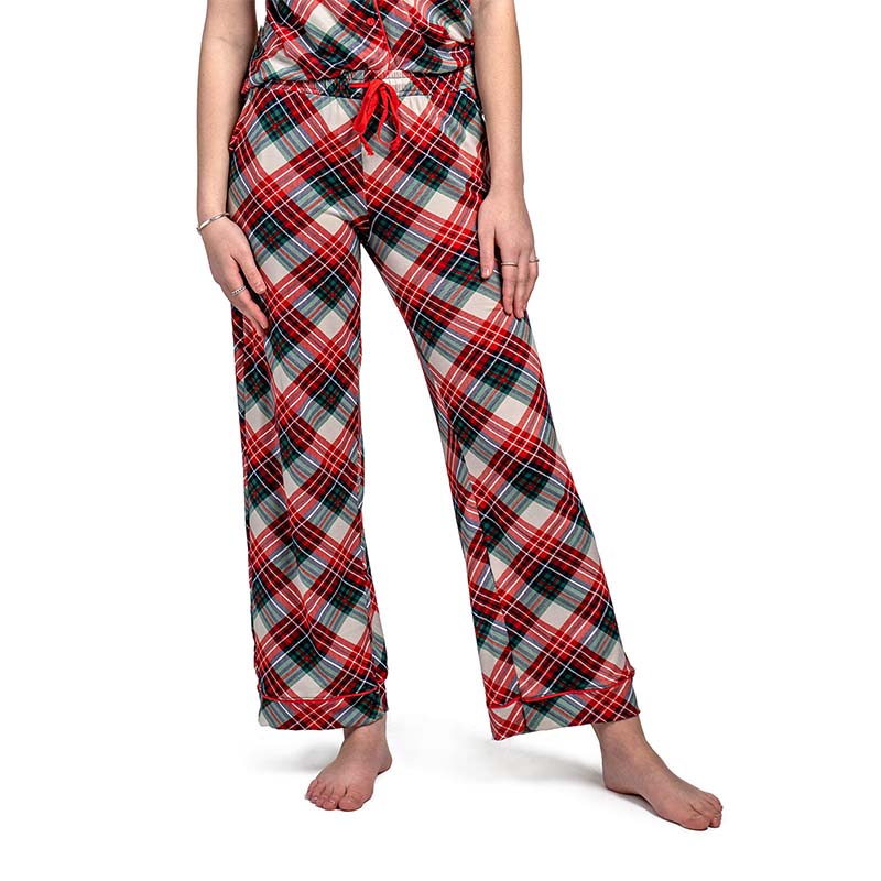 Prancer&#39;s Plaid Drawstring Pajama Pants