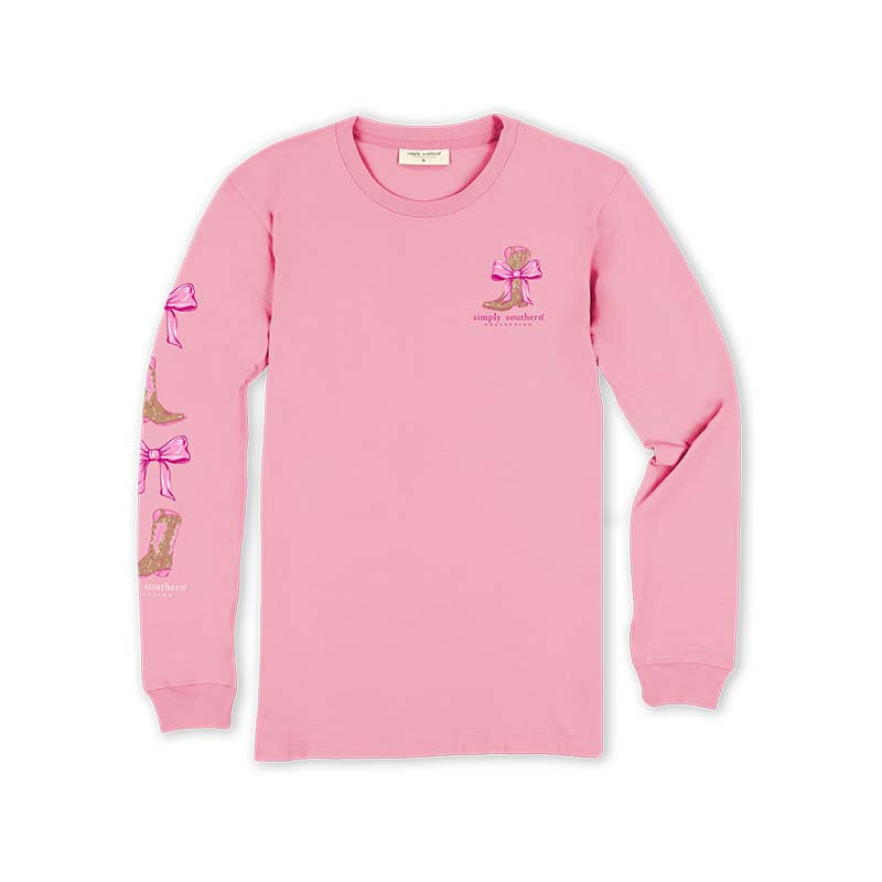 Youth Cow Girly Long Sleeve T-Shirt