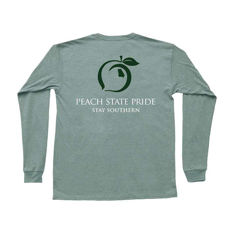 Stay Southern Long Sleeve T-Shirt in Heather Sage