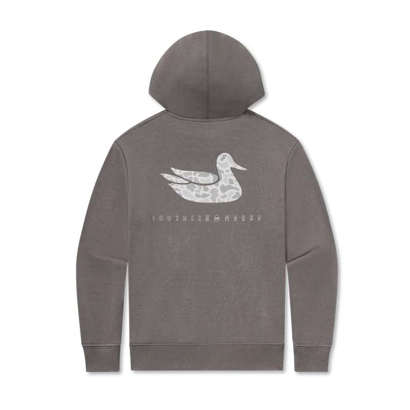 Youth Surf Duck Hoodie in Dark Grey