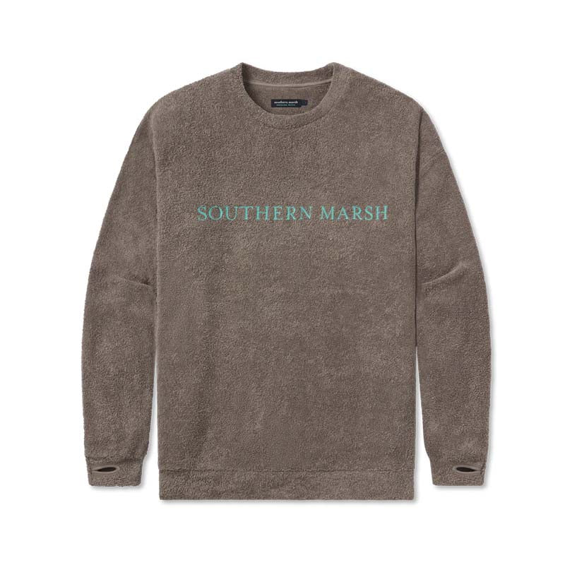 Youth Sunday Morning Crewneck Sweatshirt in Burnt Taupe