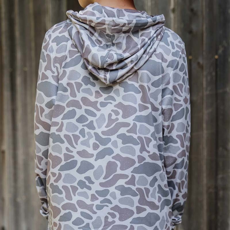 Youth Performance Hoodie in Classic Deer Camo