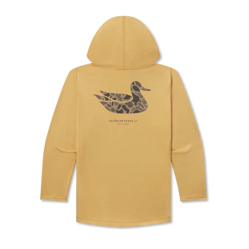 Youth Duck Camo Hoodie in Khaki