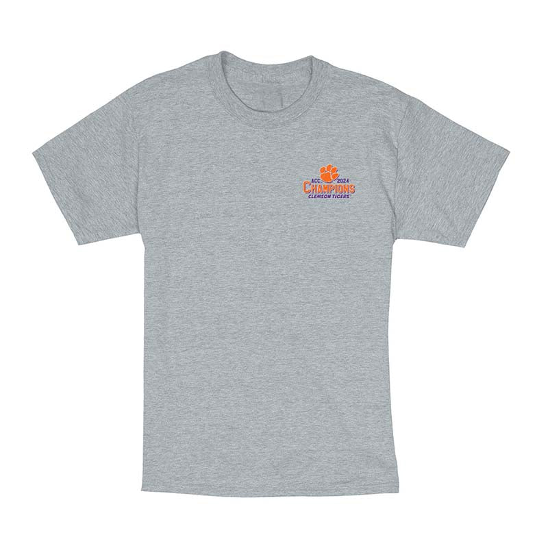 2024 Clemson ACC Champions Fight To Finish Short Sleeve T-Shirt