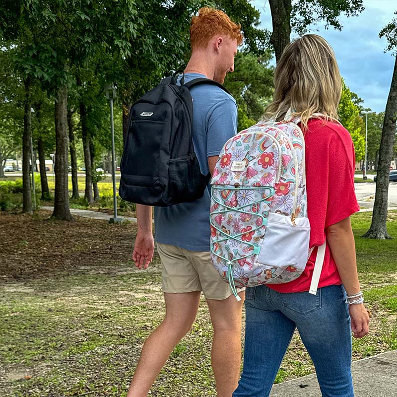 LBO Solid Black Backpack