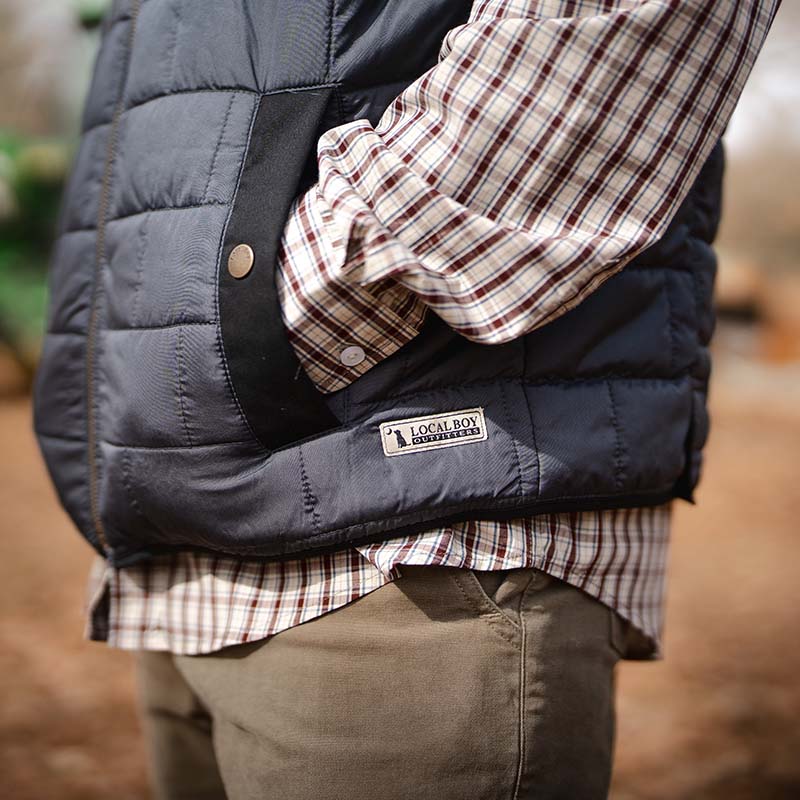 Brick Quilted Vest