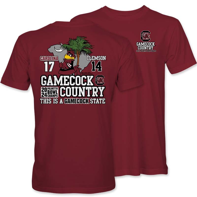 2024 USC Palmetto Bowl Gamecock Country Short Sleeve T-Shirt