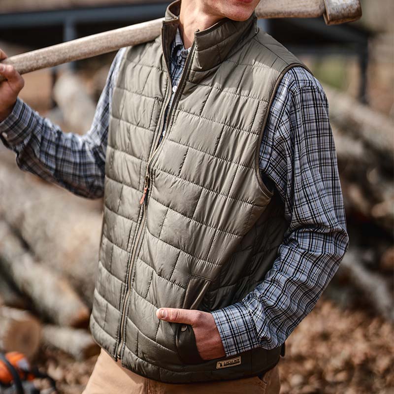 Brick Quilted Vest