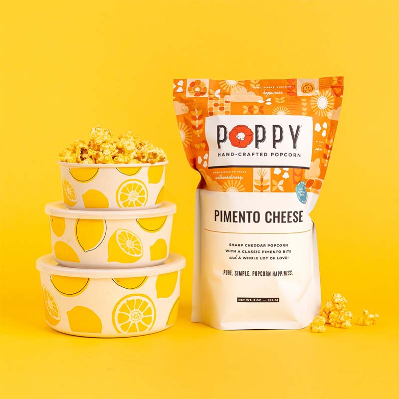 Pimento Cheese Hand-Crafted Popcorn Market Bag