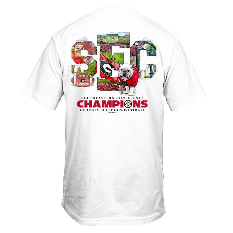 2024 UGA SEC Champions Bulldog Short Sleeve T-Shirt