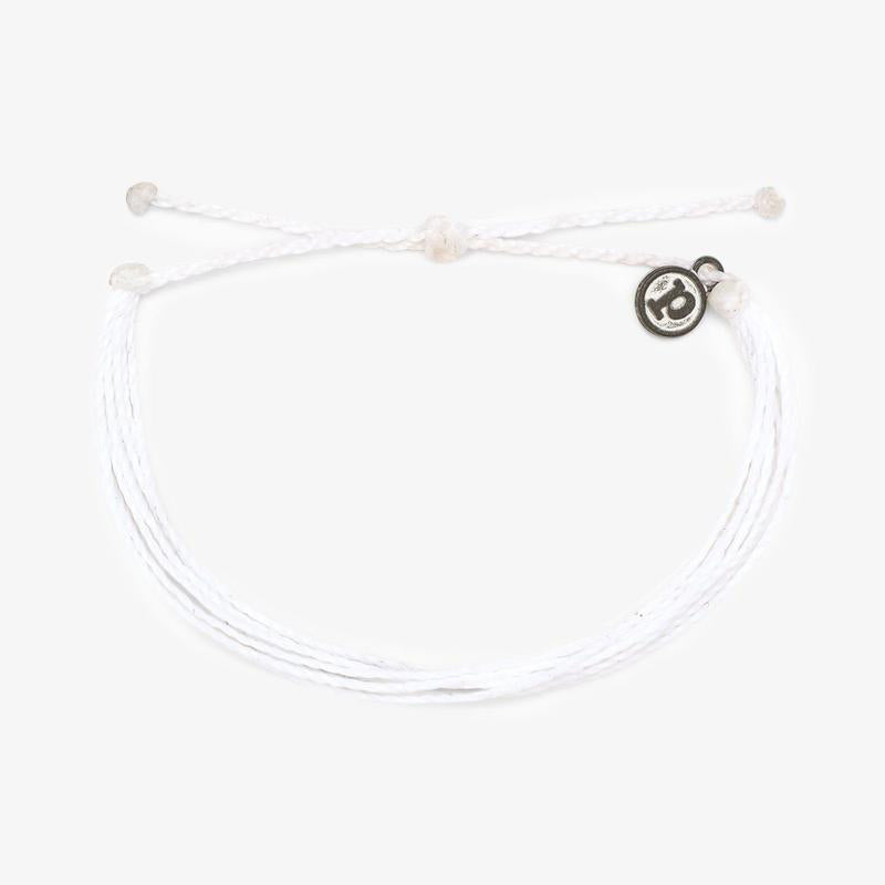 Pura Vida Solid White Bracelet