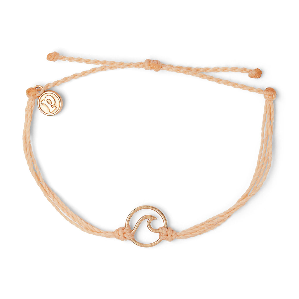 Rose Gold Wave Bracelets