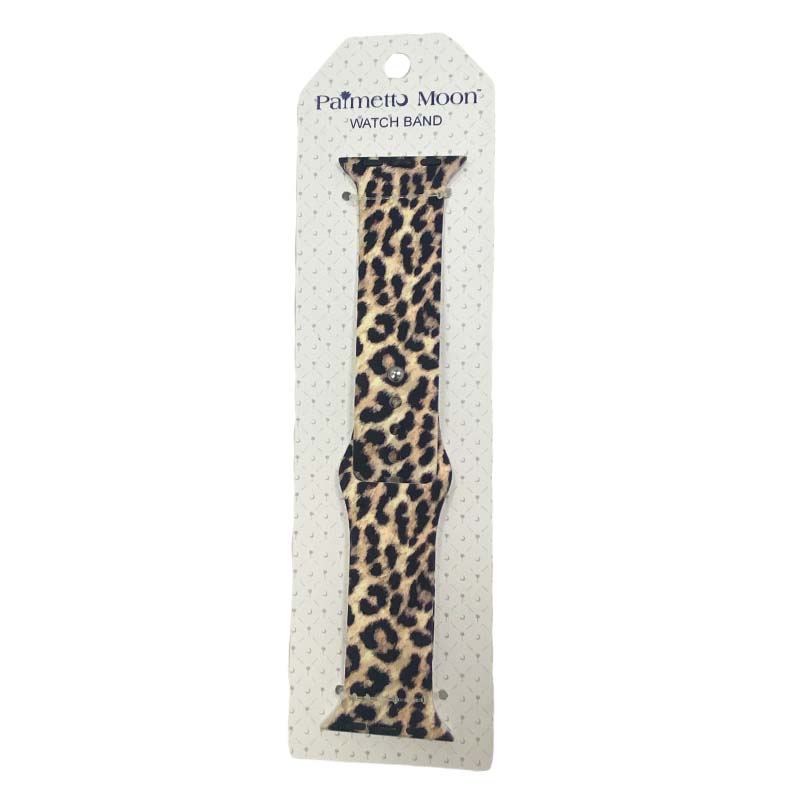 Beige Mom Leopard Watchband