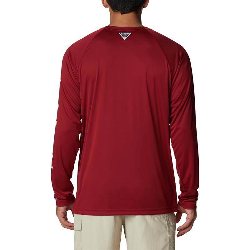 USC PFG Terminal Tackle™ Long Sleeve Shirt in Beet