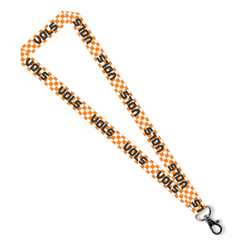 UT Volunteers Checkerboard Lanyard