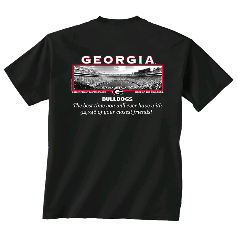 UGA Friends Stadium Short Sleeve T-Shirt