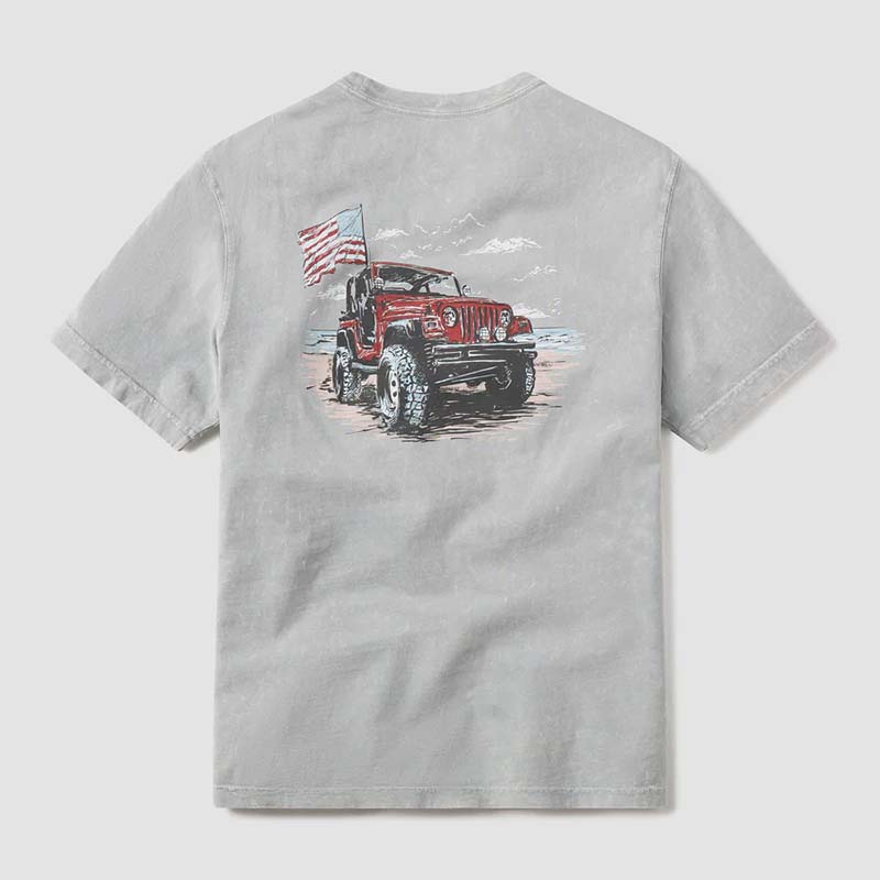 Free Ride USA Short Sleeve T-Shirt