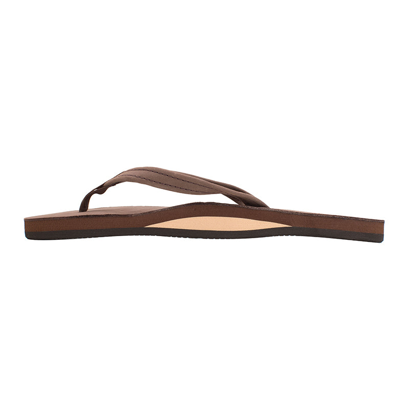 Rainbow Ladies&#39; Single Layer Narrow Strap Sandal in Expresso