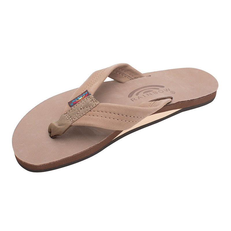 Rainbow Ladies&#39; Single Layer Sandal in Dark Brown