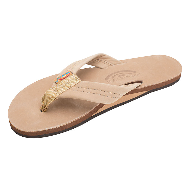 Rainbow Ladies&#39; Single Layer Sandal in Sierra Brown