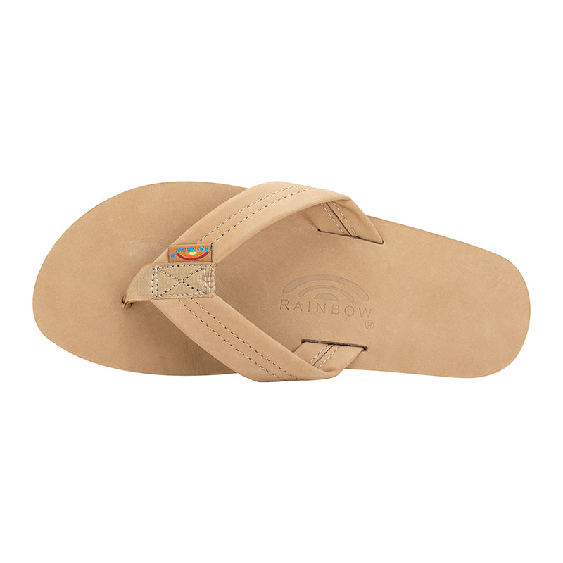 Rainbow Men&#39;s Single Layer Sandal in Sierra Brown