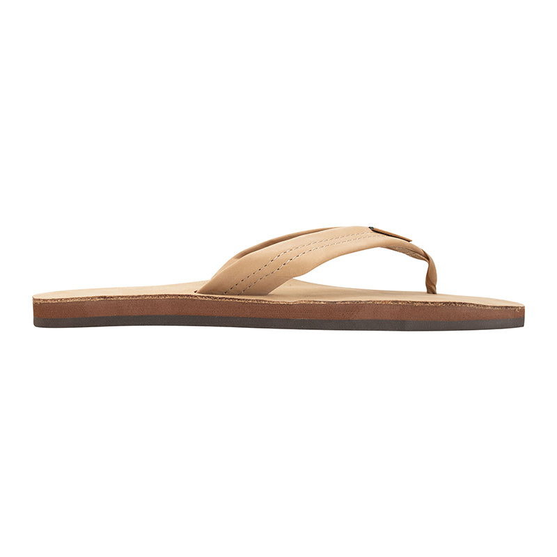 Rainbow Men&#39;s Single Layer Sandal in Sierra Brown