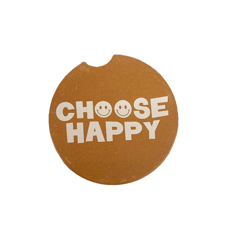 Choose Happy Car Coaster