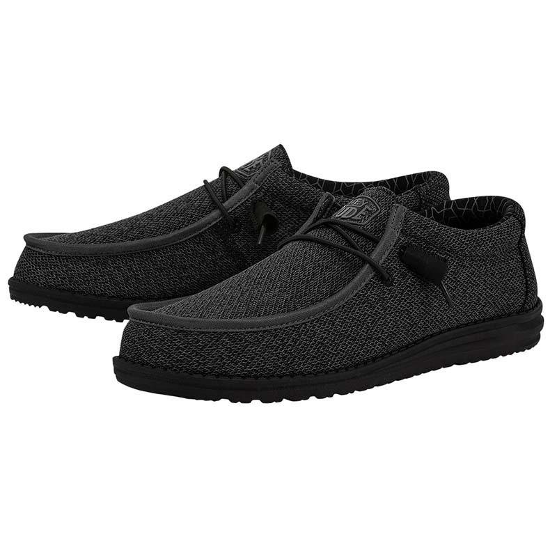 Men&#39;s Wally Sox in Micro Black