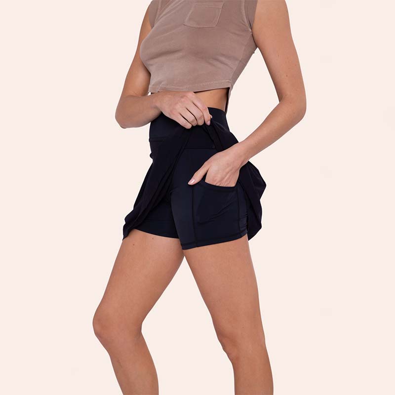 Pleated Skort