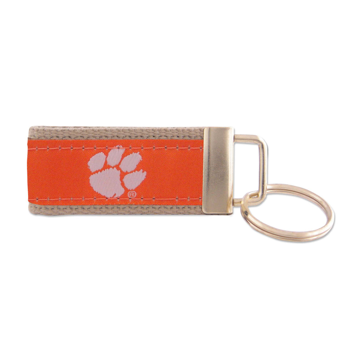 Clemson Tiger Paw Keychain