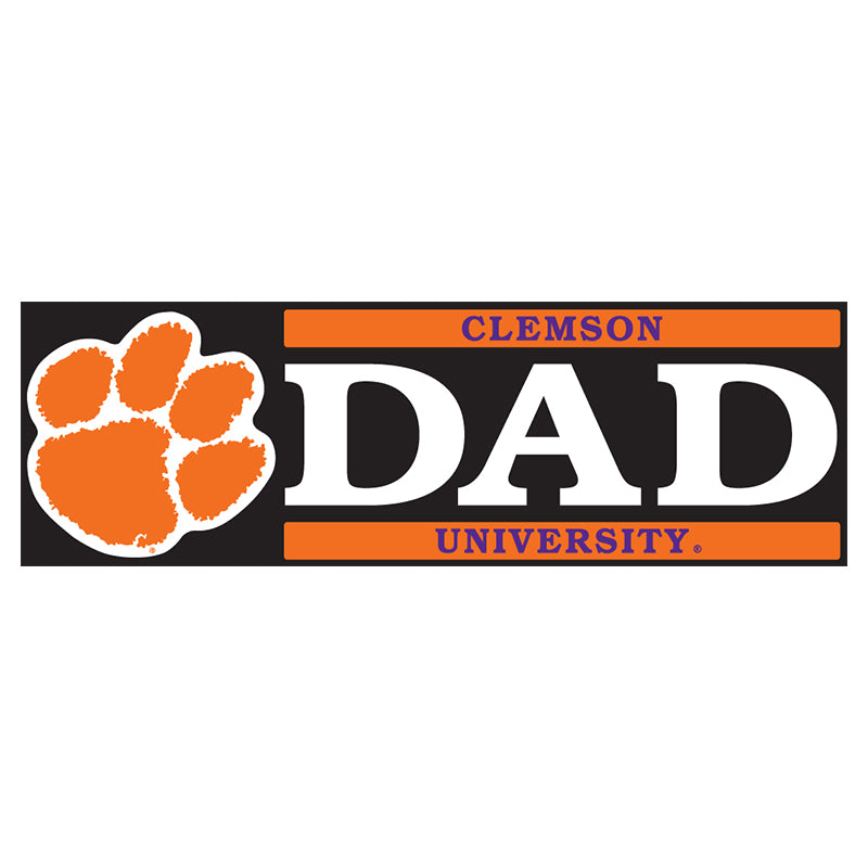 Clemson Dad Decal