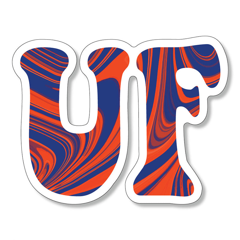 3&quot; University of Florida Swirl Decal