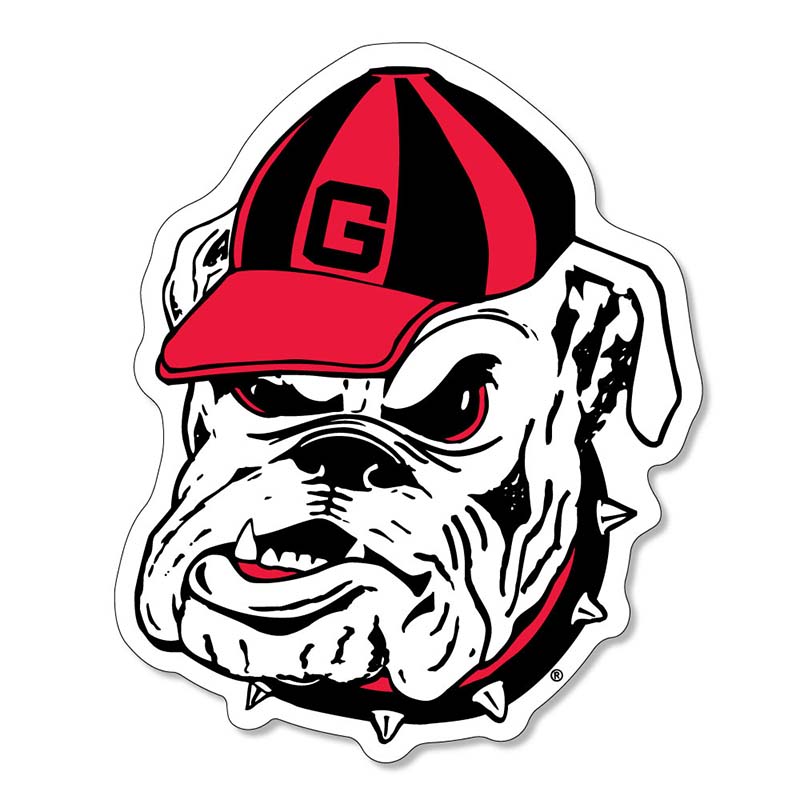 6&quot; UGA Bulldog Decal