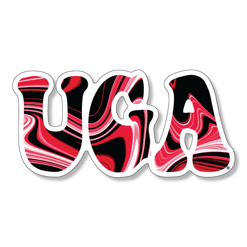 3&quot; UGA Swirl Decal