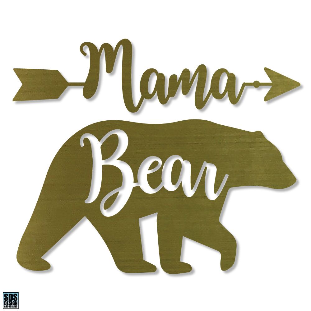 Mama Bear 6 inch Decal