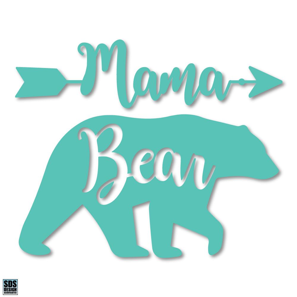 Mama Bear 6 inch Decal