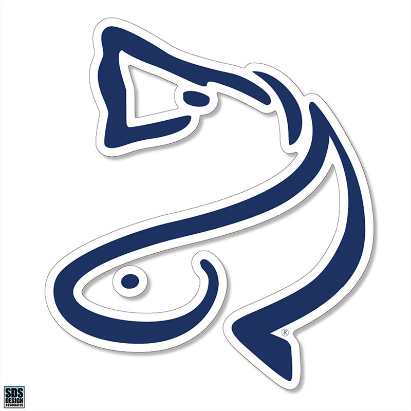 Blue 3" Charleston Angler Red Drum Vinyl Decal