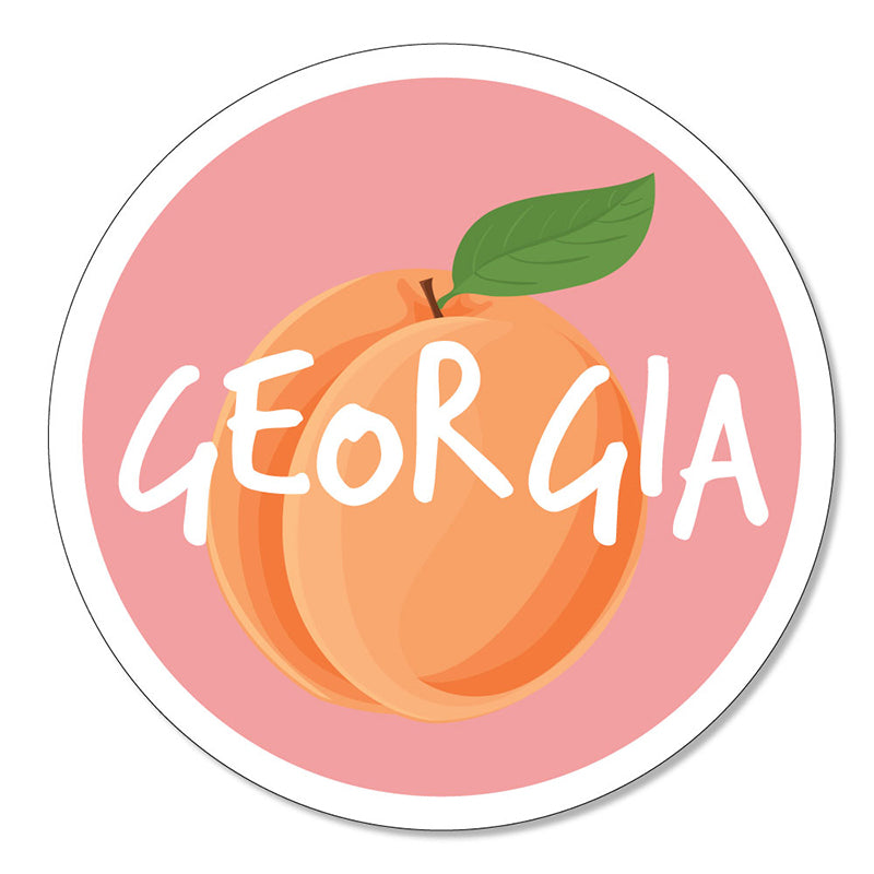 3&quot; GA Peachy Decal