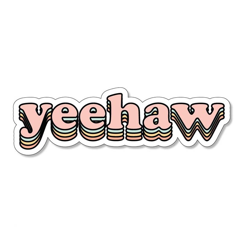 3" Yeehaw Decal