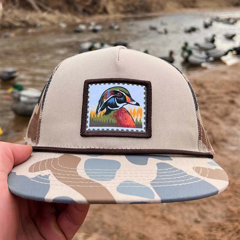 Duck Stamp Camo Trucker